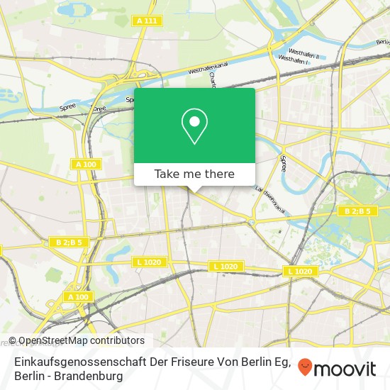 Einkaufsgenossenschaft Der Friseure Von Berlin Eg map