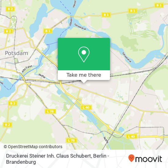 Druckerei Steiner Inh. Claus Schubert map