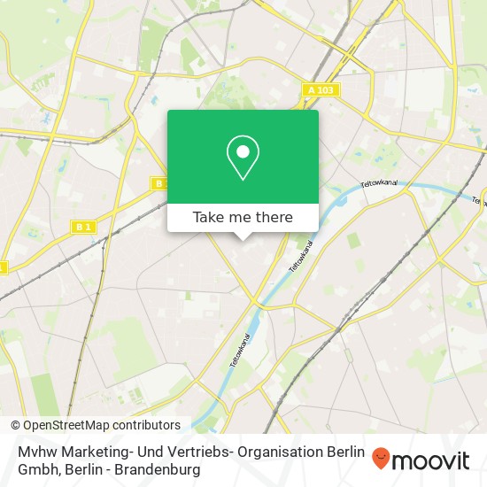 Карта Mvhw Marketing- Und Vertriebs- Organisation Berlin Gmbh