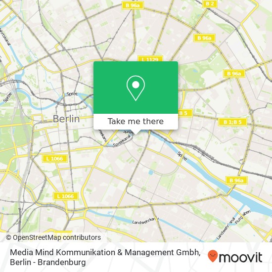Карта Media Mind Kommunikation & Management Gmbh