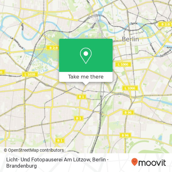 Карта Licht- Und Fotopauserei Am Lützow