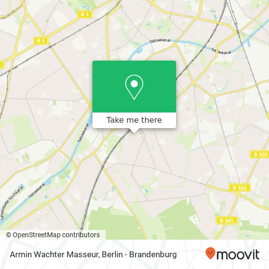 Armin Wachter Masseur map