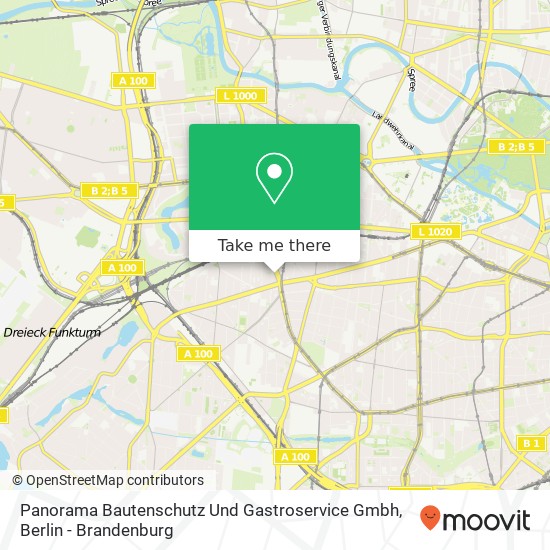 Карта Panorama Bautenschutz Und Gastroservice Gmbh