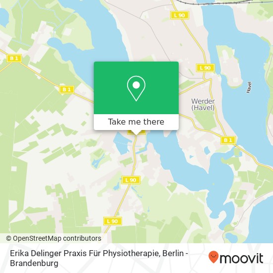 Erika Delinger Praxis Für Physiotherapie map