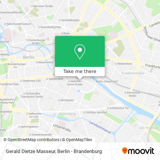 Gerald Dietze Masseur map