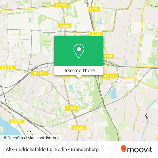 Карта Alt-Friedrichsfelde 60