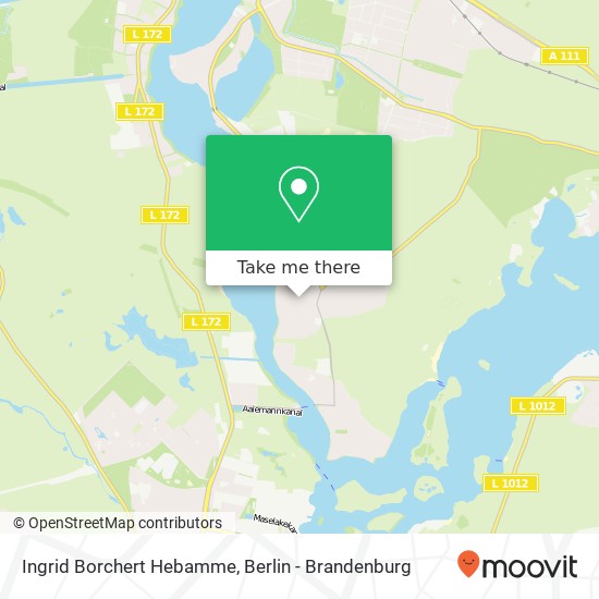 Ingrid Borchert Hebamme map