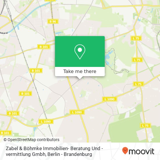 Карта Zabel & Böhmke Immobilien- Beratung Und -vermittlung Gmbh