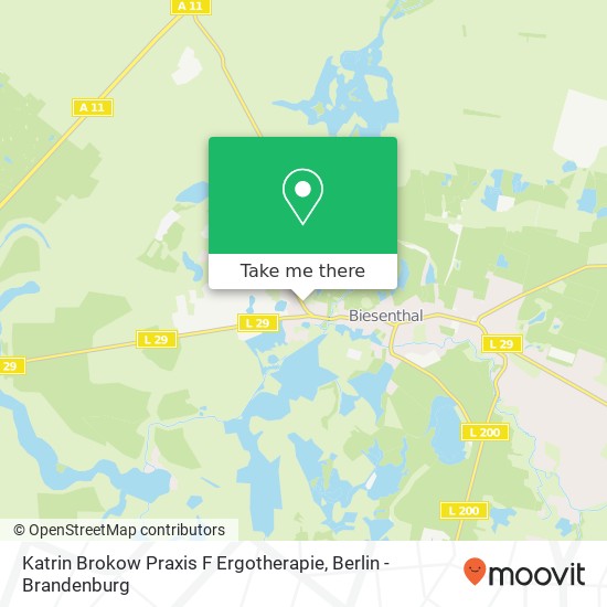 Карта Katrin Brokow Praxis F Ergotherapie