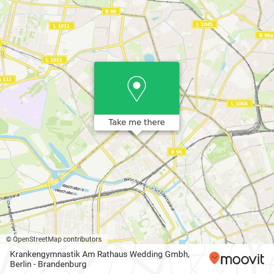 Krankengymnastik Am Rathaus Wedding Gmbh map