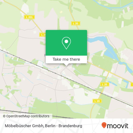 Möbelbüscher Gmbh map