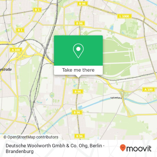Deutsche Woolworth Gmbh & Co. Ohg map
