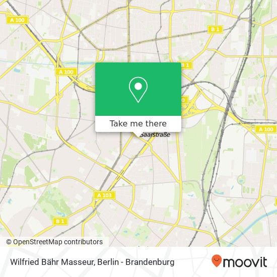 Wilfried Bähr Masseur map