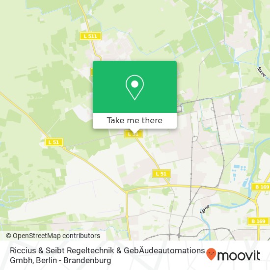 Карта Riccius & Seibt Regeltechnik & GebÄudeautomations Gmbh