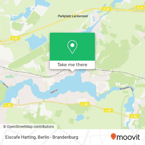 Eiscafe Harting map