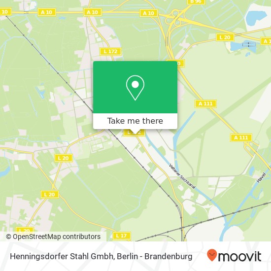 Henningsdorfer Stahl Gmbh map