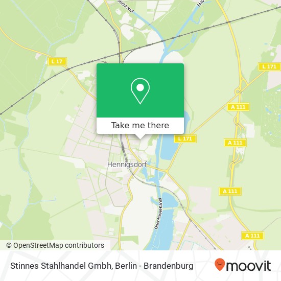 Stinnes Stahlhandel Gmbh map