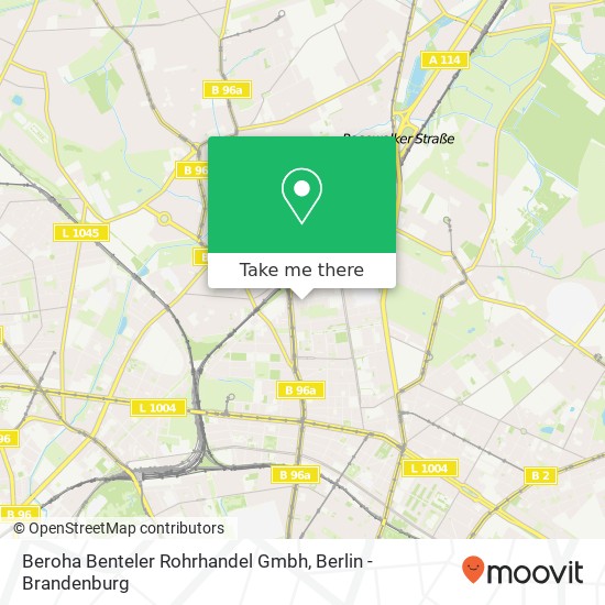 Beroha Benteler Rohrhandel Gmbh map