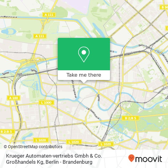 Krueger Automaten-vertriebs Gmbh & Co. Großhandels Kg map