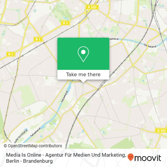 Media Is Online - Agentur Für Medien Und Marketing map