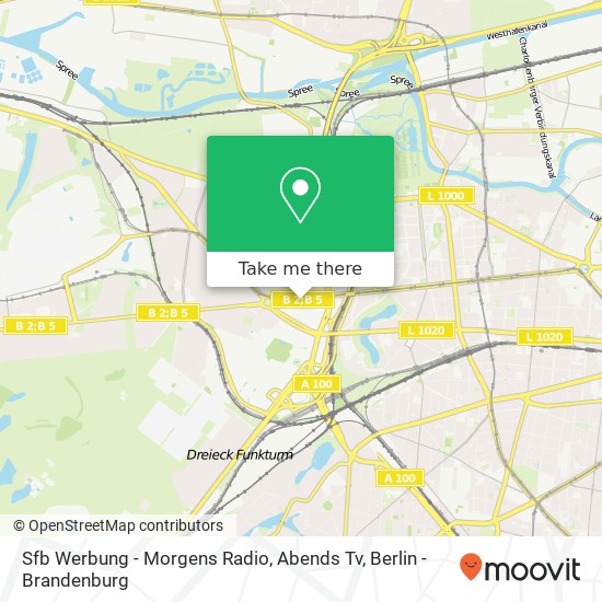 Sfb Werbung - Morgens Radio, Abends Tv map