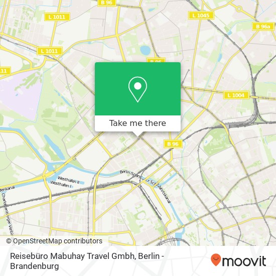 Карта Reisebüro Mabuhay Travel Gmbh