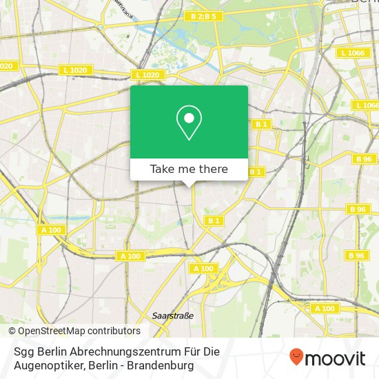 Sgg Berlin Abrechnungszentrum Für Die Augenoptiker map