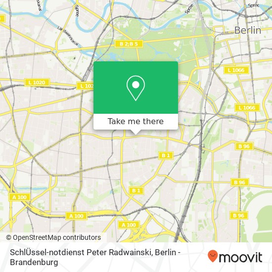 SchlÜssel-notdienst Peter Radwainski map