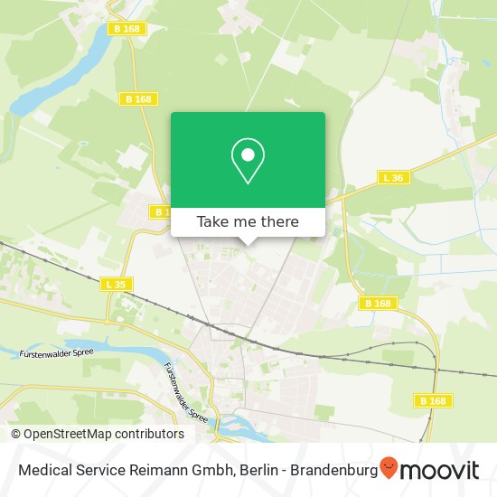 Medical Service Reimann Gmbh map