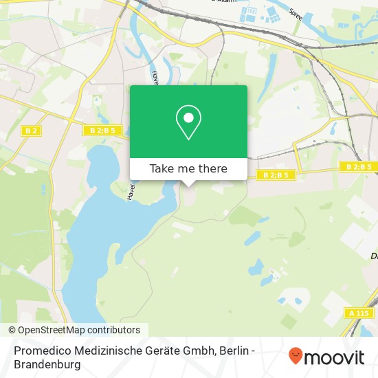 Promedico Medizinische Geräte Gmbh map