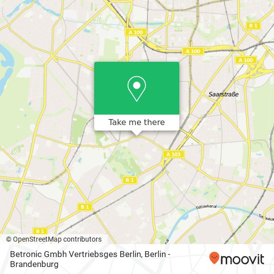 Betronic Gmbh Vertriebsges Berlin map