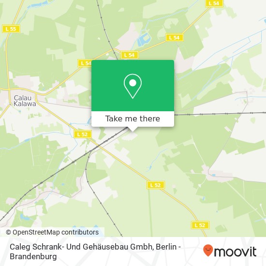 Caleg Schrank- Und Gehäusebau Gmbh map