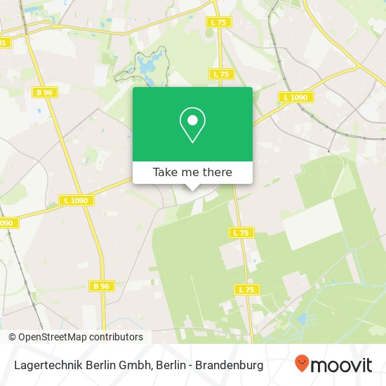 Lagertechnik Berlin Gmbh map