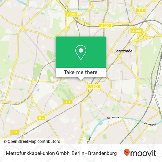 Metrofunkkabel-union Gmbh map