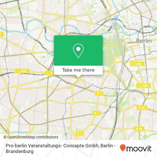 Карта Pro-berlin Veranstaltungs- Concepte Gmbh