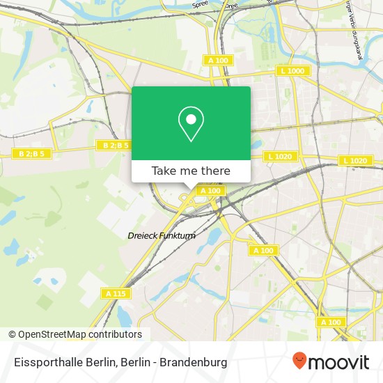 Eissporthalle Berlin map