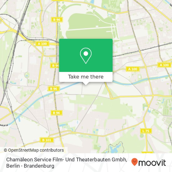 Карта Chamäleon Service Film- Und Theaterbauten Gmbh