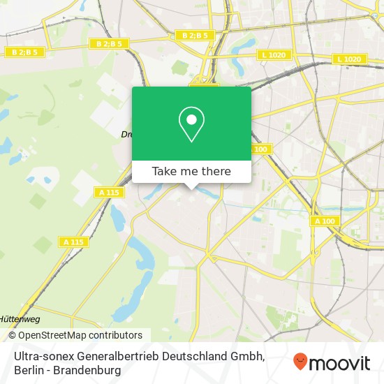 Ultra-sonex Generalbertrieb Deutschland Gmbh map