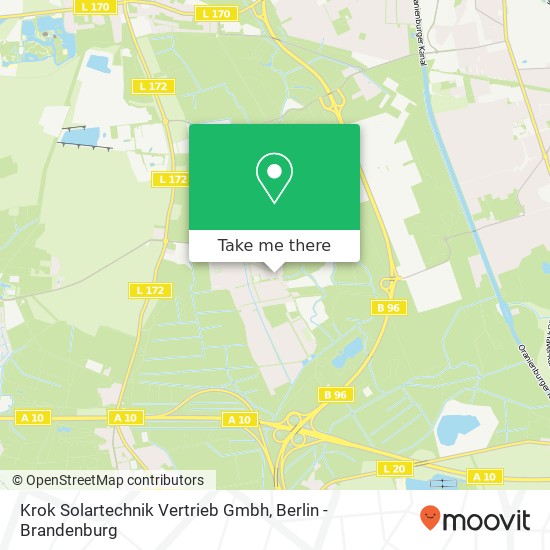 Krok Solartechnik Vertrieb Gmbh map