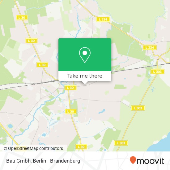 Bau Gmbh map