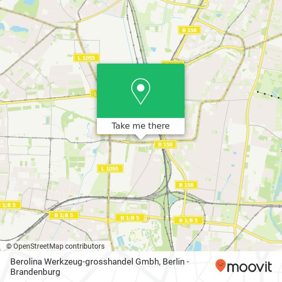 Berolina Werkzeug-grosshandel Gmbh map
