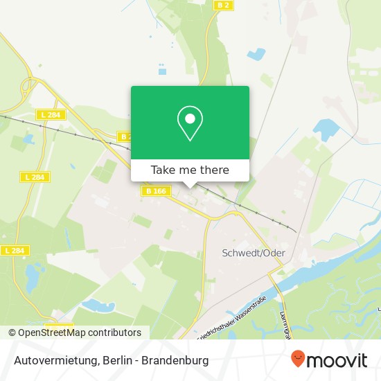 Autovermietung map