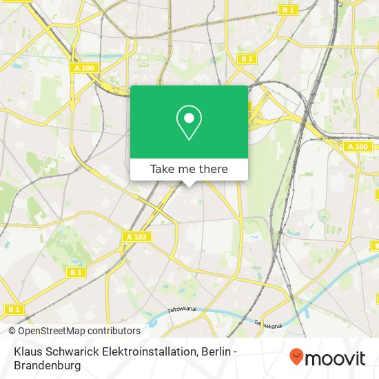 Klaus Schwarick Elektroinstallation map