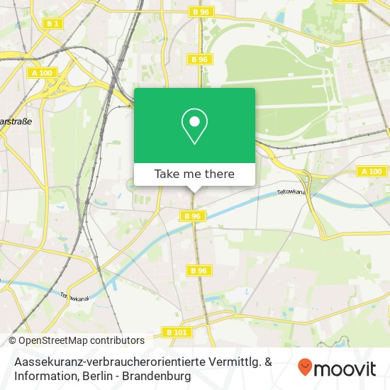 Aassekuranz-verbraucherorientierte Vermittlg. & Information map