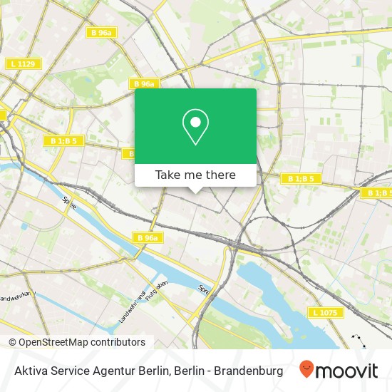 Aktiva Service Agentur Berlin map