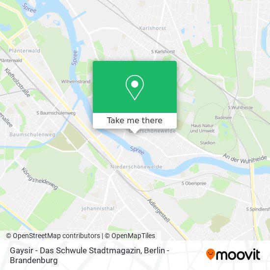 Gaysir - Das Schwule Stadtmagazin map