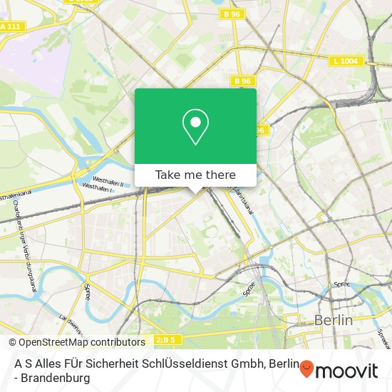 A S Alles FÜr Sicherheit SchlÜsseldienst Gmbh map