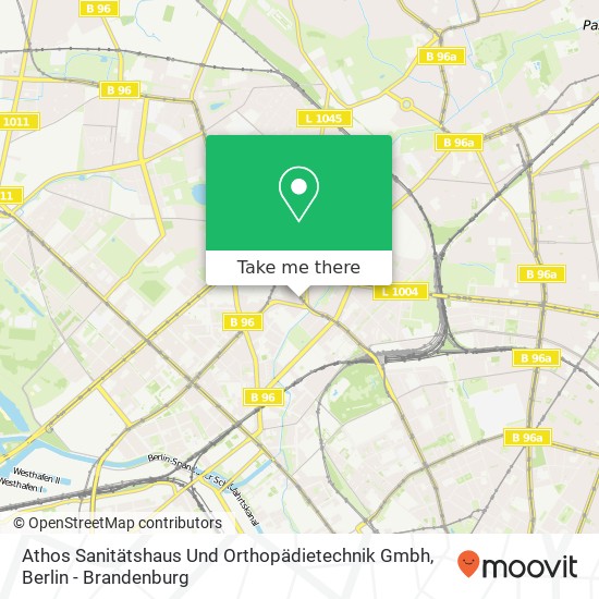 Athos Sanitätshaus Und Orthopädietechnik Gmbh map