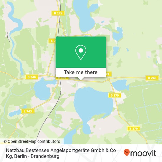 Netzbau Bestensee Angelsportgeräte Gmbh & Co Kg map