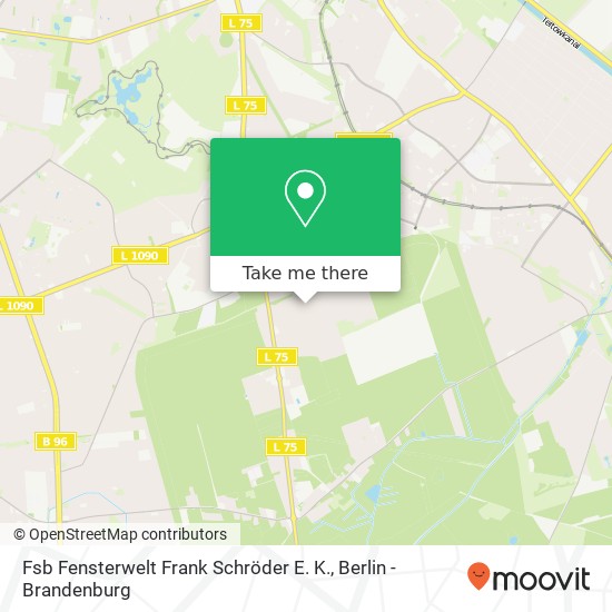 Карта Fsb Fensterwelt Frank Schröder E. K.